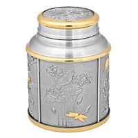 Four Seasons Tea Caddy (Gold) 6408AG