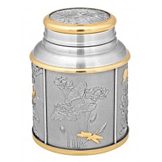 Four Seasons Tea Caddy (Gold) 6408AG