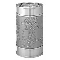 Gold Fish Tea Caddy 6410A