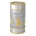 Gold Fish Tea Caddy (Gold)  6410AG 