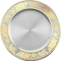 Floral Tray (Gold) - 2003AG